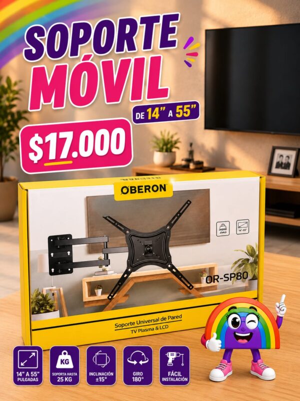 Soporte para TV movil
