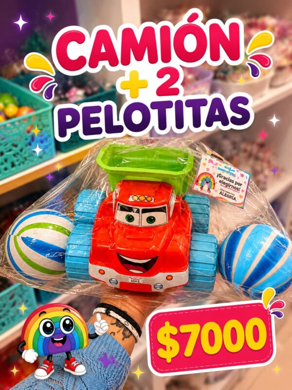 CAMIÓN MIKE + PELOTA