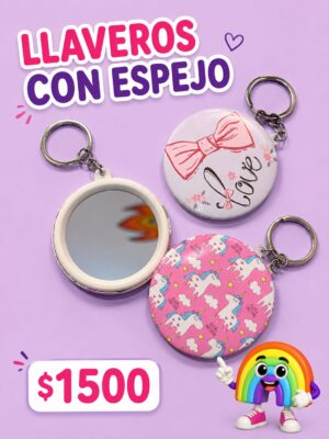 Llaveros con espejos