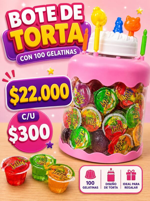 Bote de gelatinas