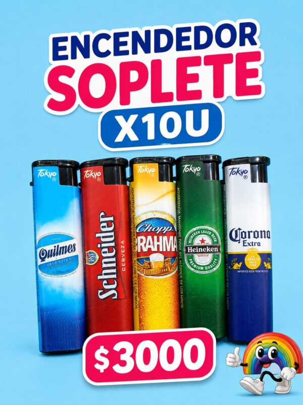 Encendedor soplete x10u