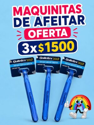 Maquinitas de afeitar x3