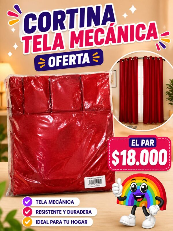 Cortinas tela mecánica