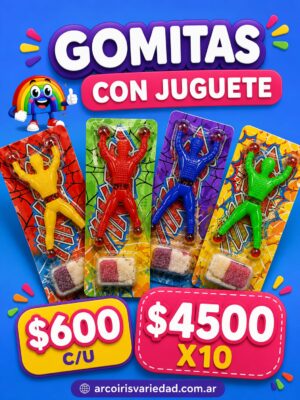 Gomitas con juguete