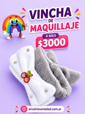 Vincha de maquillaje