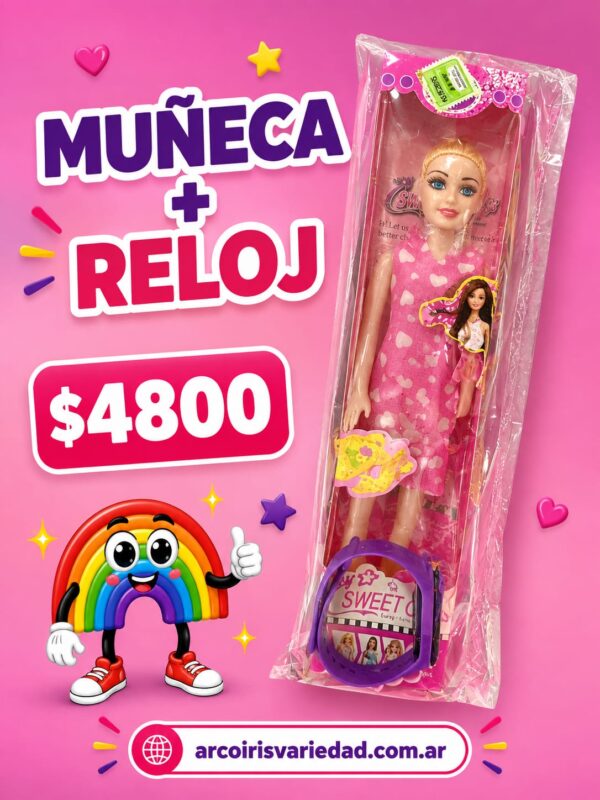 Muñeca + Reloj