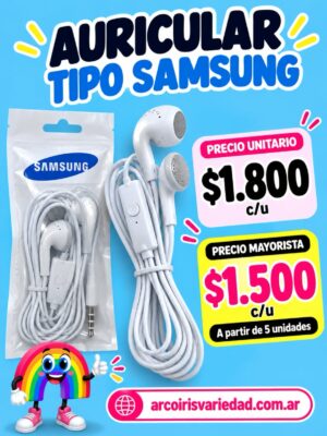 Auricular tipo Samsung