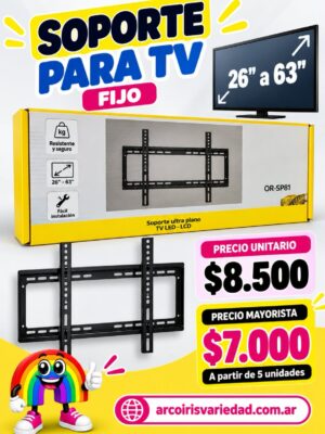 IMG-20261002-WA0069 Soporte para TV fijo