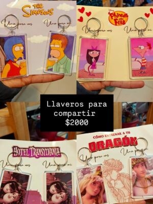 Llaveros p/compartir