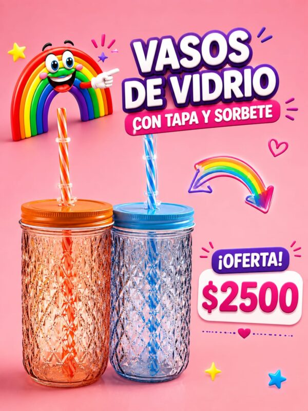 Vaso de vidrio