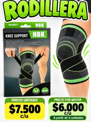 Rodillera ajustable