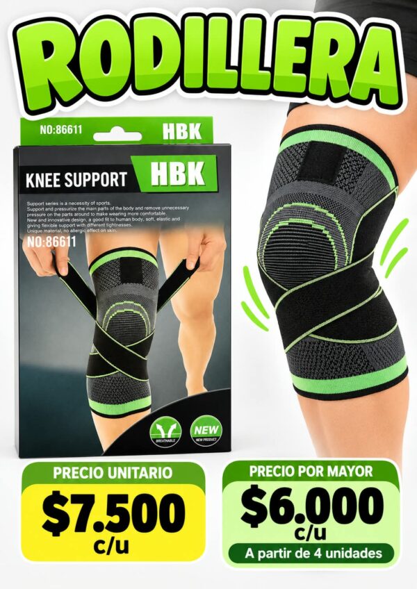 Rodillera ajustable