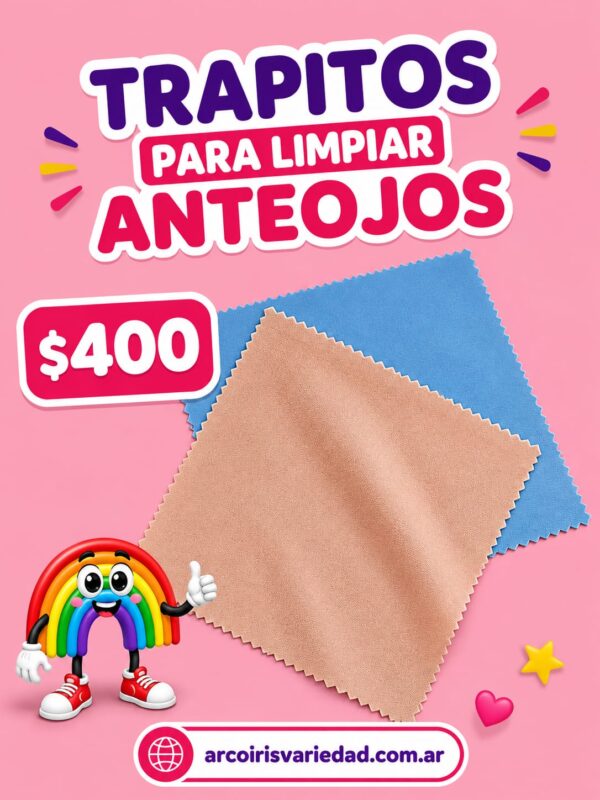 Trapito para anteojos