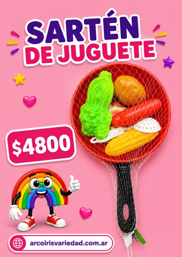 Sarten de juguete