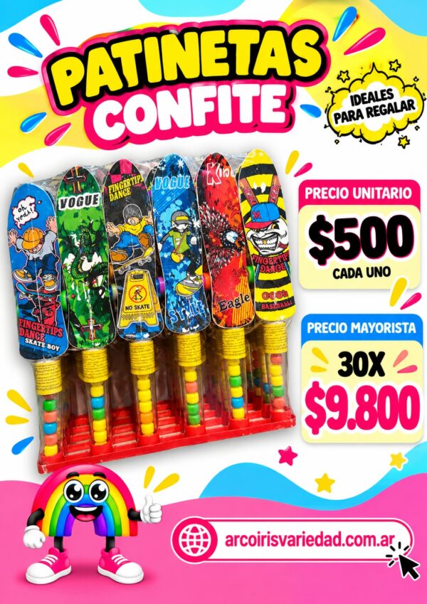 Patinetas confites