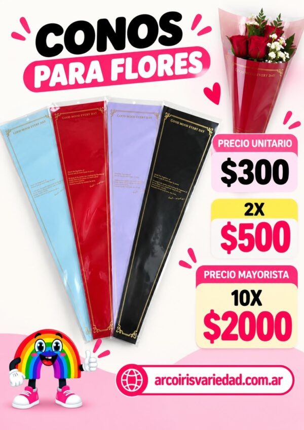 Conos para flores